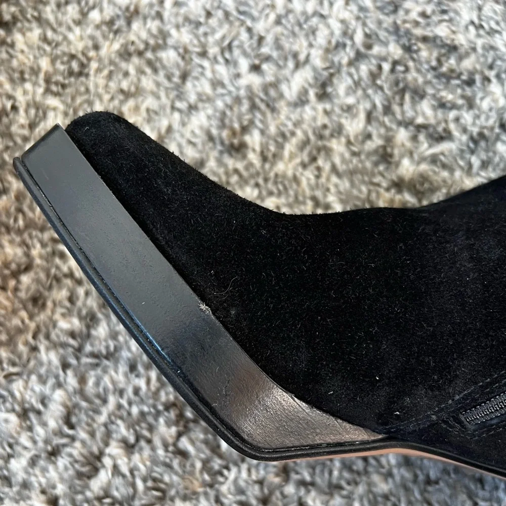 Free People Black Suede NWOT Echo Platform Over The Knee Boot‎ Size 9.5